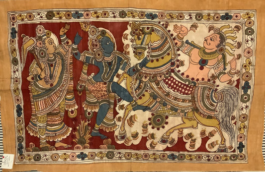 Krishna-Keshi Kalamkari frame Large